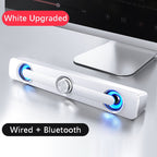 USB Wired Powerful Computer Speaker Bar Stereo Subwoofer Bass speaker Surround Sound Box for PC Laptop phone Tablet MP3 MP4