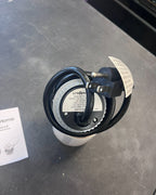 Open Box Link2Home 1-Power-Outlet Space Saver Grommet Socket USB A/C Port 3.1 Amp Splash Resistant in Stainless-Steel, Overload Protection