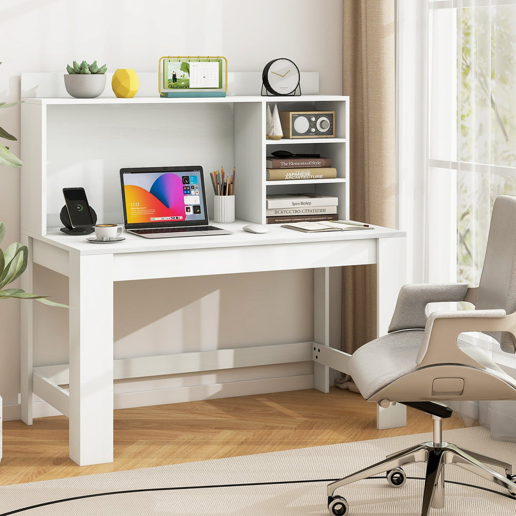 48 Inch Writing Computer Desk with Anti-Tipping Kits and Cable Management Hole
