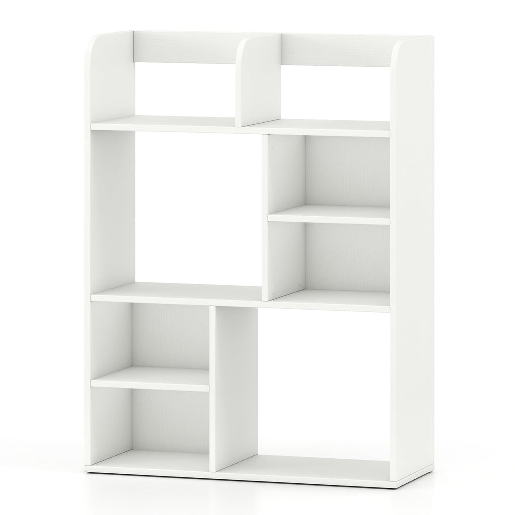 Desktop Display Rack with 8 Open Cubes for Home Office