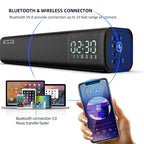 Q2 Bluetooth 5.0 Bluetooth speaker with 10W power and built-in 2200mAh battery long strip speaker