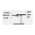 XO2 - Space Friendly Dual Surface Workstation