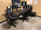 Level 2 Plus: Single Surface 2 Leg Sit-Stand Workstation