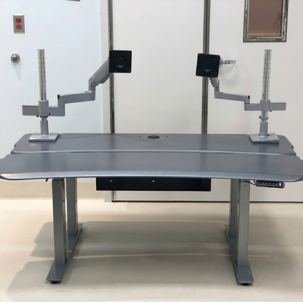 Level 3 Plus: Dual Surface 4 Leg Sit-Stand Workstation