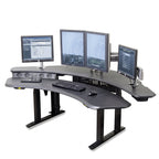 ProPlus - Dual Surface 4 Leg Sit-Stand Corner Workstation: 88x47