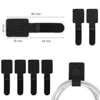 Reusable Cable Organizer Desk Wire Winder Cable Tie Organizer Self Adhesive Cord Rope Holders Cord Protection Straps