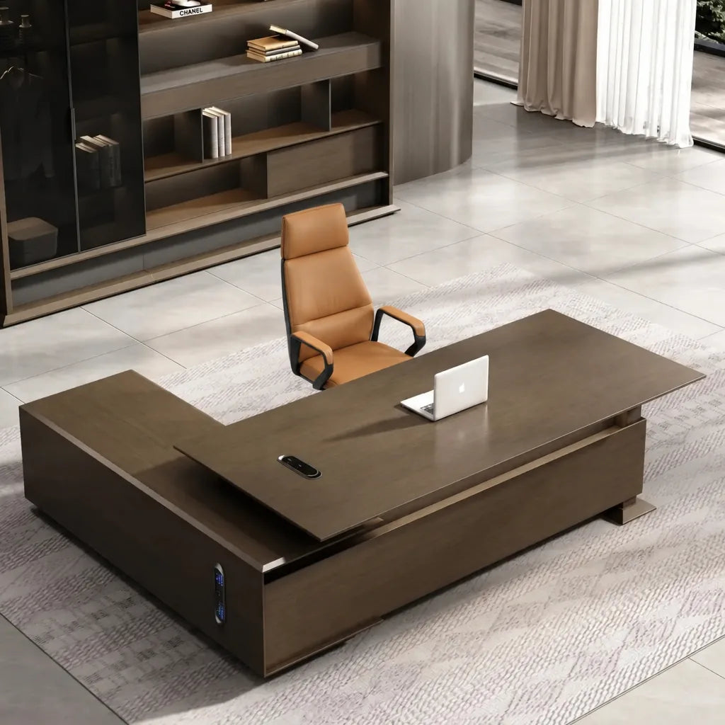 Atlee · Modern L-Shaped Executive Desk