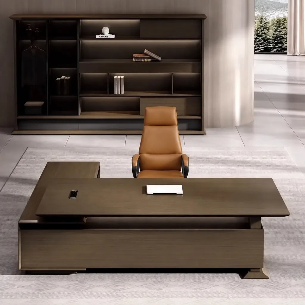 Atlee · Modern L-Shaped Executive Desk