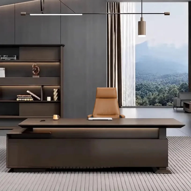 Atlee · Modern L-Shaped Executive Desk