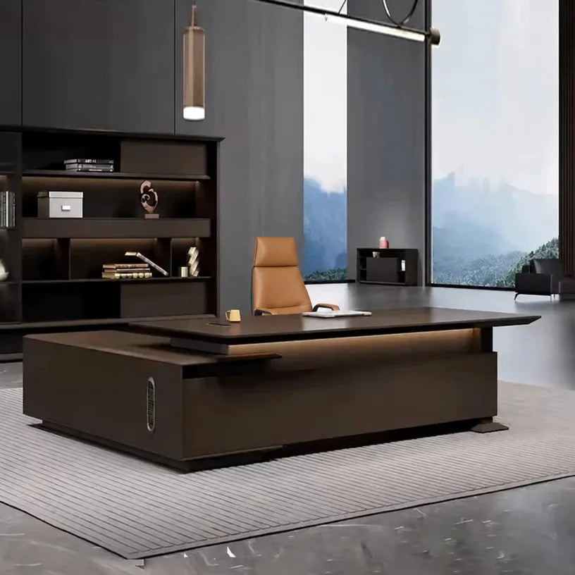 Atlee · Modern L-Shaped Executive Desk