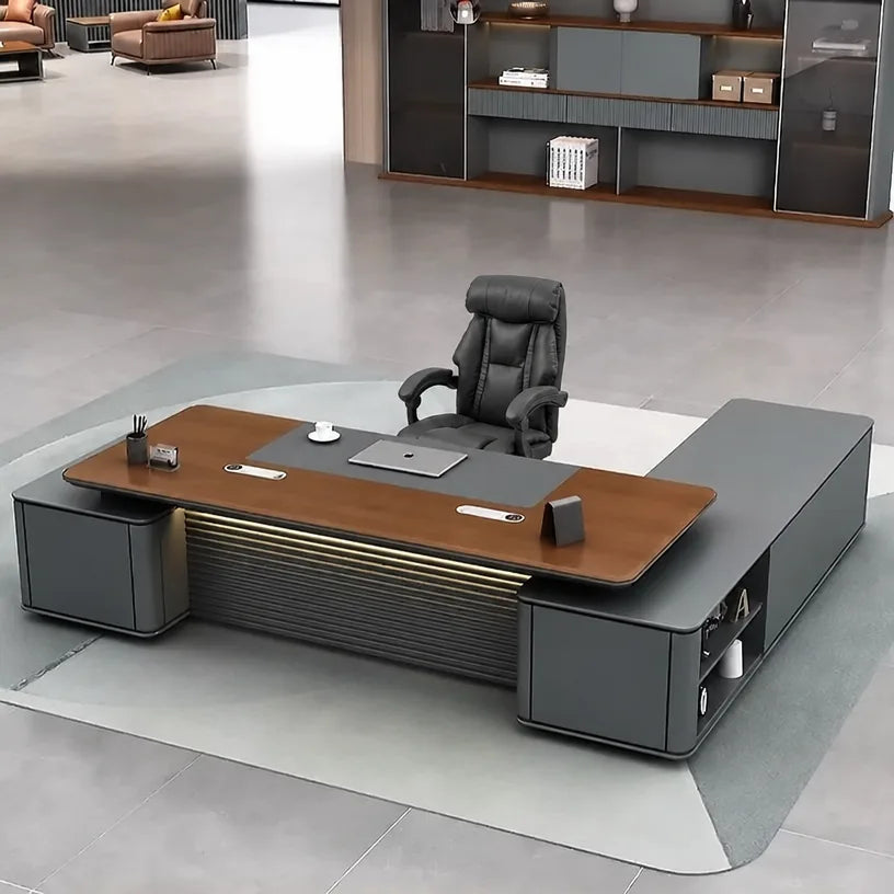 Audley · Modern L-Shaped Executive Desk