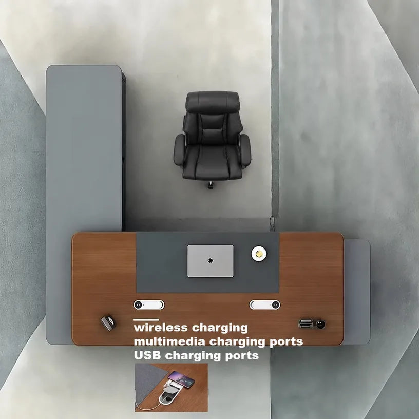 Audley · Modern L-Shaped Executive Desk