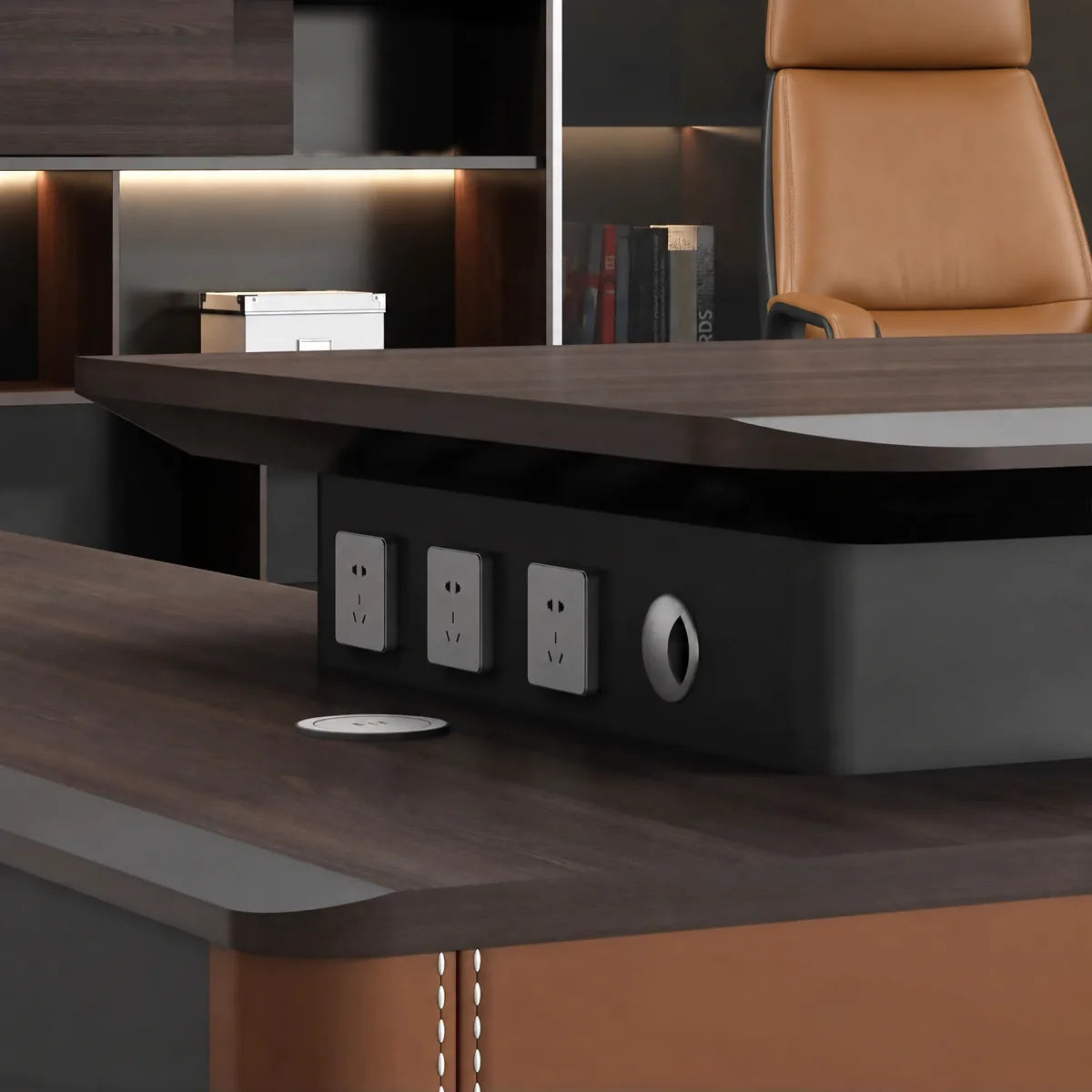 Bentley · Modern L-Shaped Executive Desk