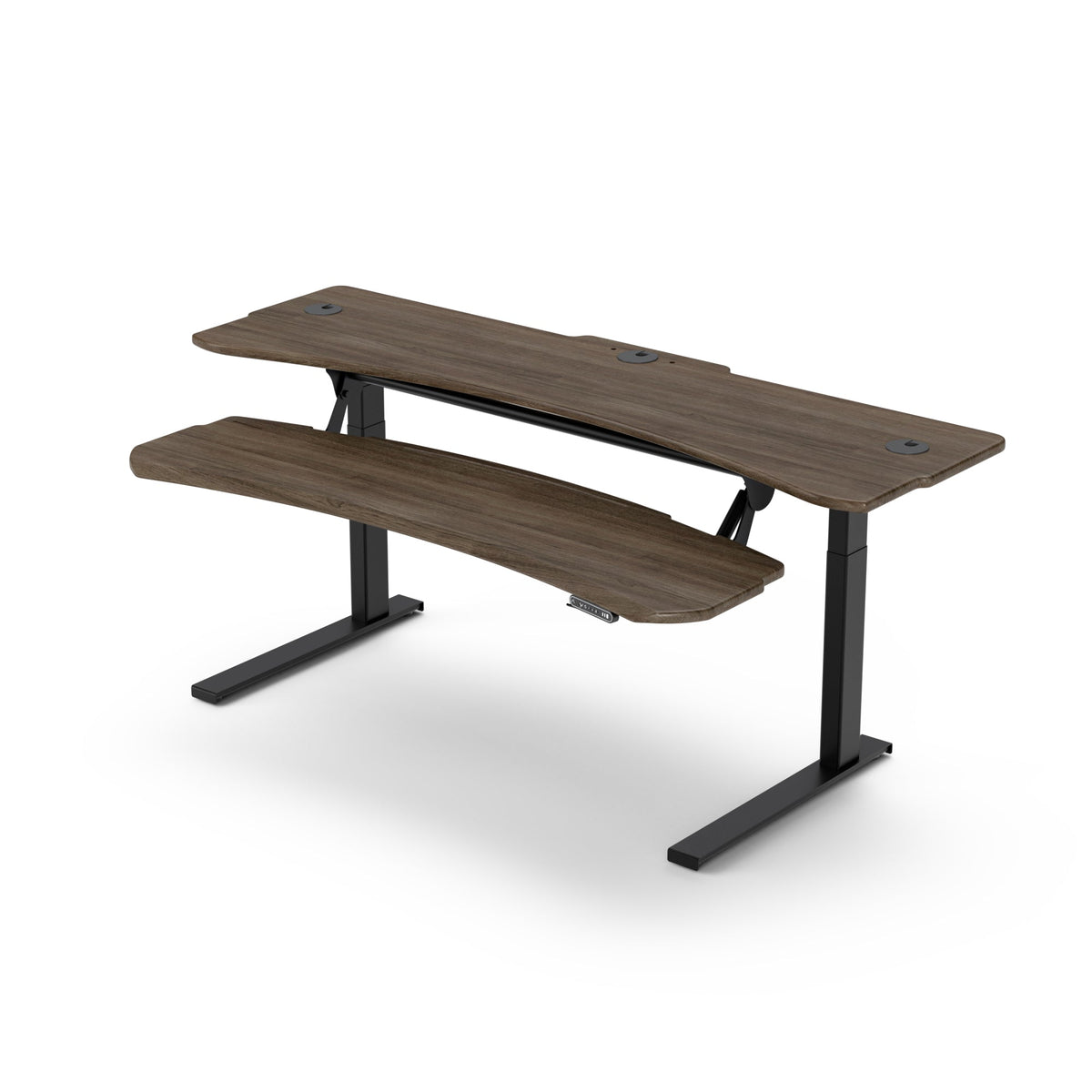 FLEXO Straight - Dual Surface 2 Leg Sit-Stand Workstation