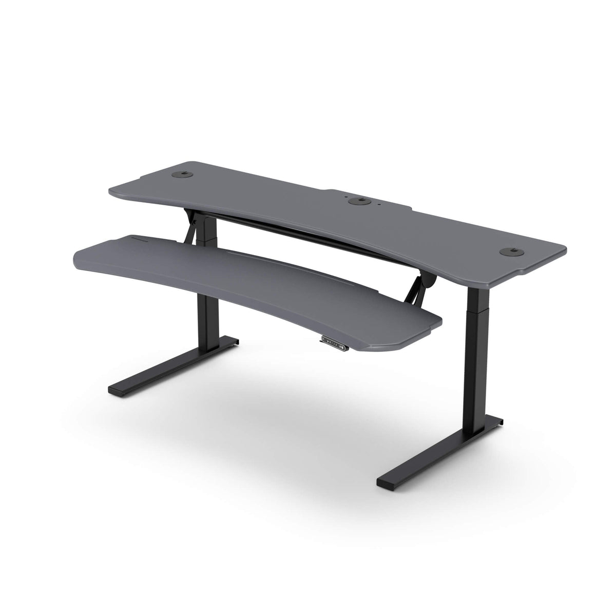 FLEXO Straight - Dual Surface 2 Leg Sit-Stand Workstation