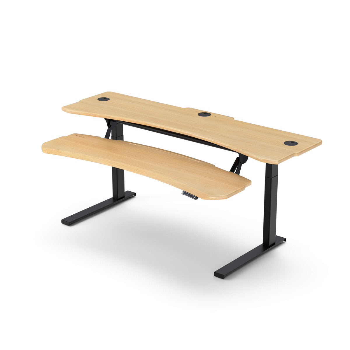 FLEXO Straight - Dual Surface 2 Leg Sit-Stand Workstation