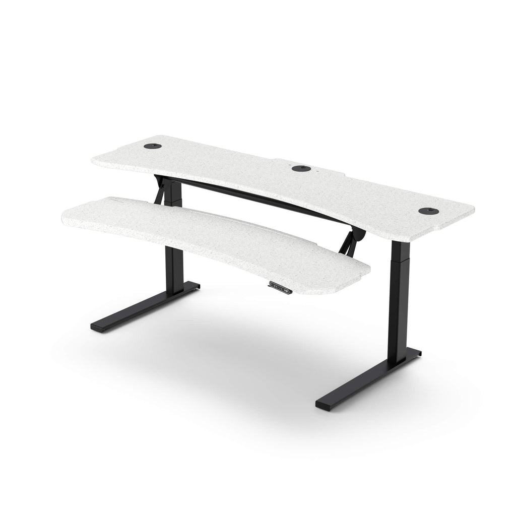 FLEXO Straight - Dual Surface 2 Leg Sit-Stand Workstation
