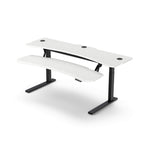 FLEXO Straight - Dual Surface 2 Leg Sit-Stand Workstation