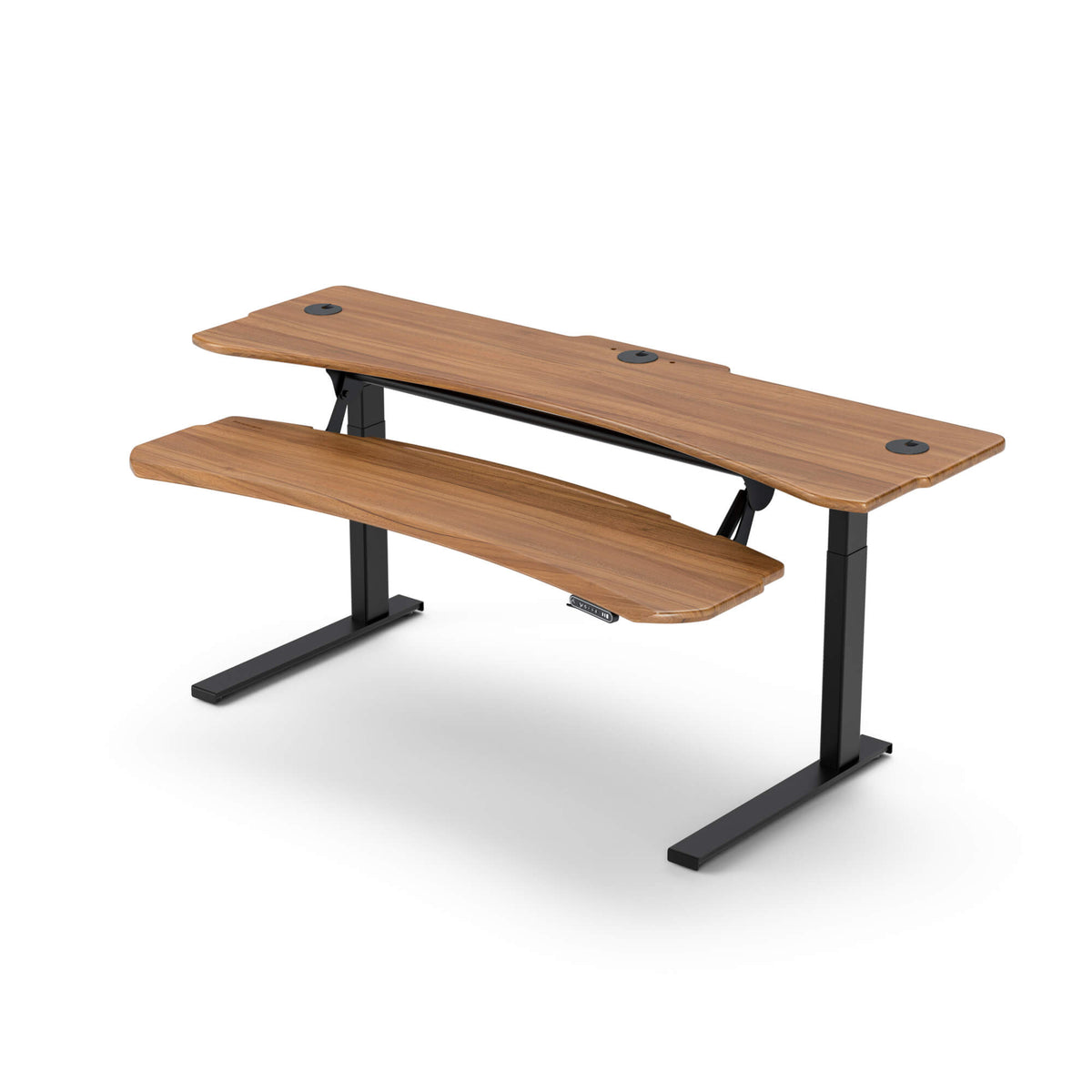 FLEXO Straight - Dual Surface 2 Leg Sit-Stand Workstation