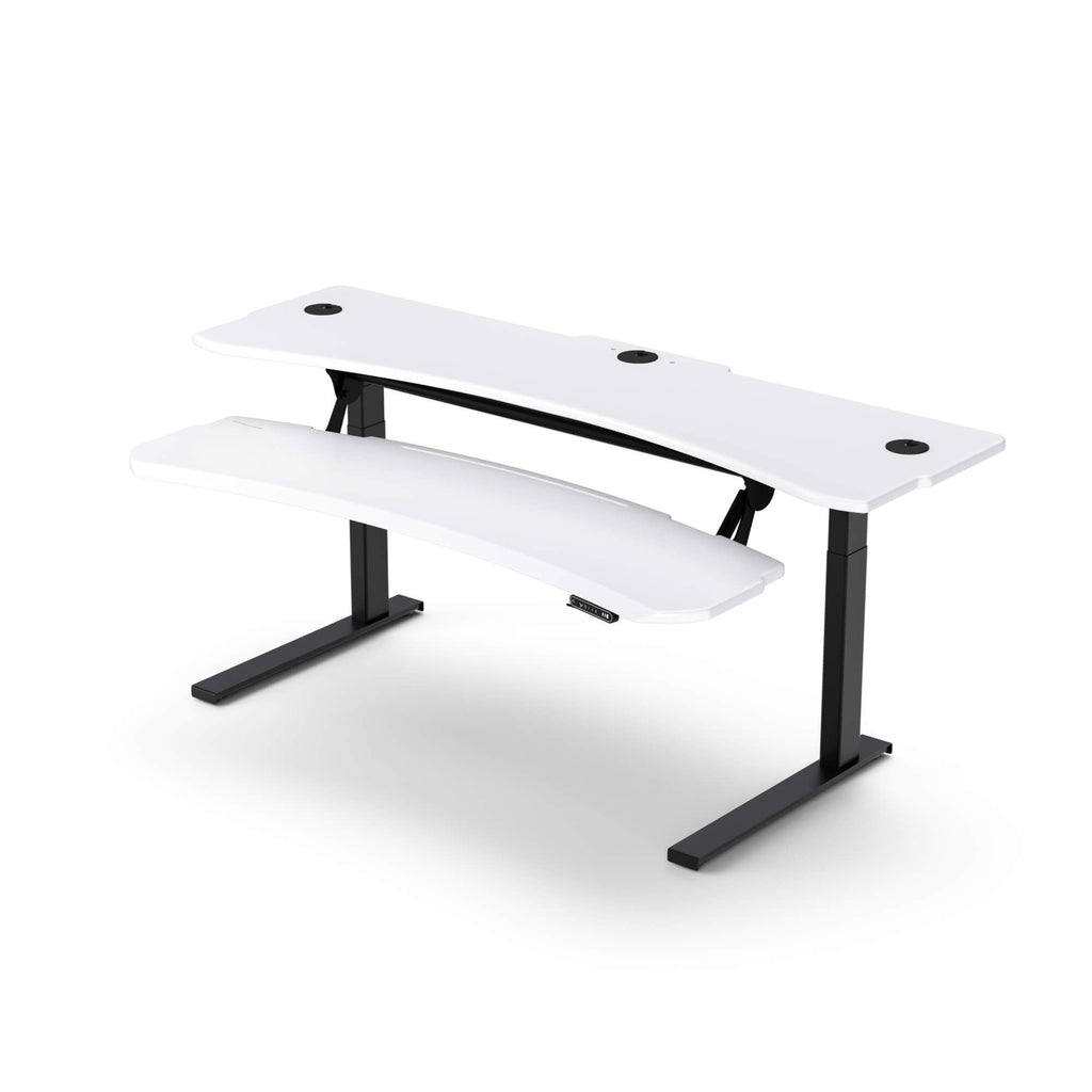 FLEXO Straight - Dual Surface 2 Leg Sit-Stand Workstation