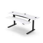 FLEXO Straight - Dual Surface 2 Leg Sit-Stand Workstation