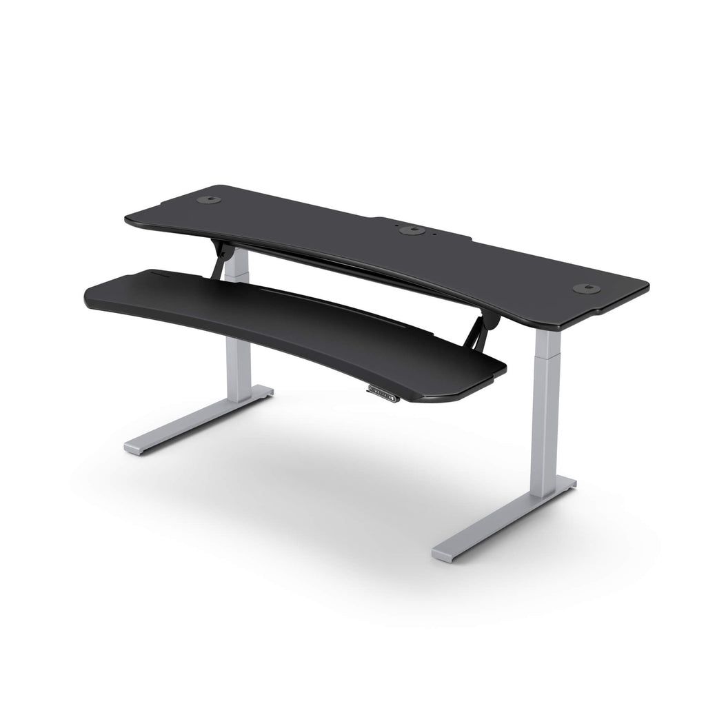 FLEXO Straight - Dual Surface 2 Leg Sit-Stand Workstation