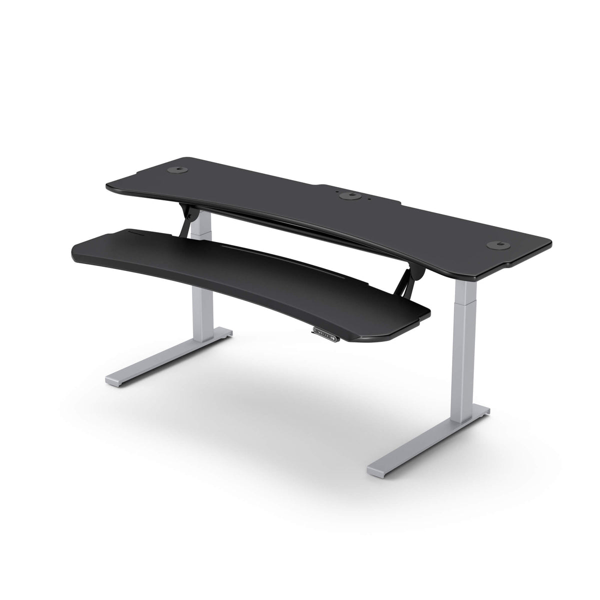FLEXO Straight - Dual Surface 2 Leg Sit-Stand Workstation