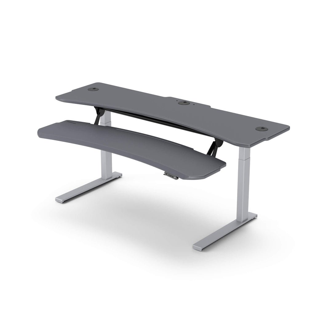 FLEXO Straight - Dual Surface 2 Leg Sit-Stand Workstation