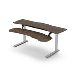 FLEXO Straight - Dual Surface 2 Leg Sit-Stand Workstation