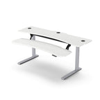 FLEXO Straight - Dual Surface 2 Leg Sit-Stand Workstation