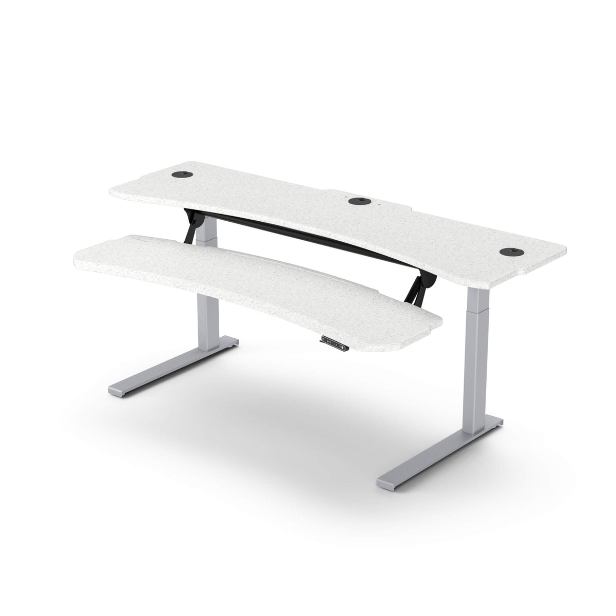 FLEXO Straight - Dual Surface 2 Leg Sit-Stand Workstation