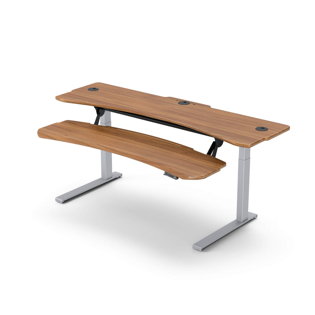 FLEXO Straight - Dual Surface 2 Leg Sit-Stand Workstation
