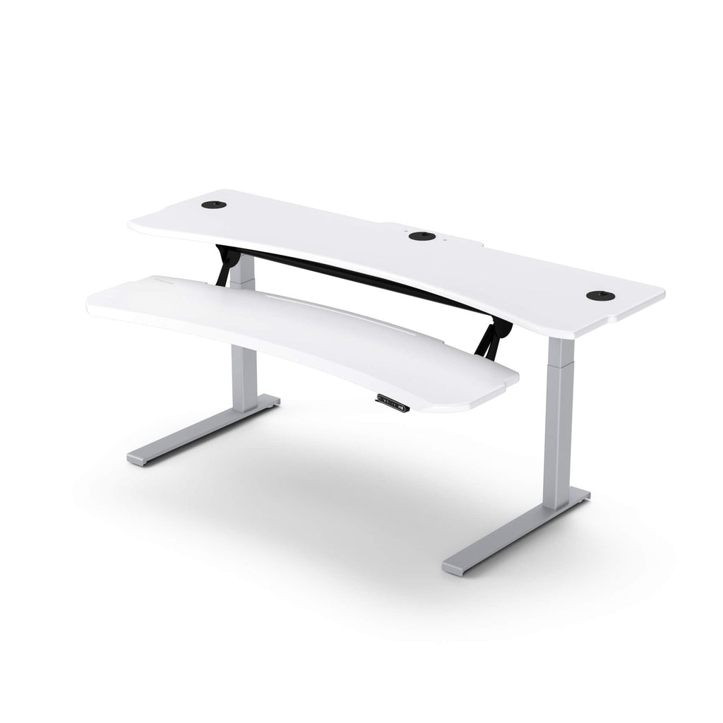 FLEXO Straight - Dual Surface 2 Leg Sit-Stand Workstation