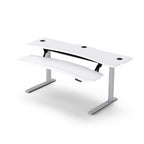 FLEXO Straight - Dual Surface 2 Leg Sit-Stand Workstation