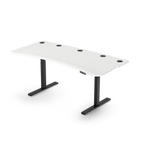 Level 2 Plus: Single Surface 2 Leg Sit-Stand Workstation