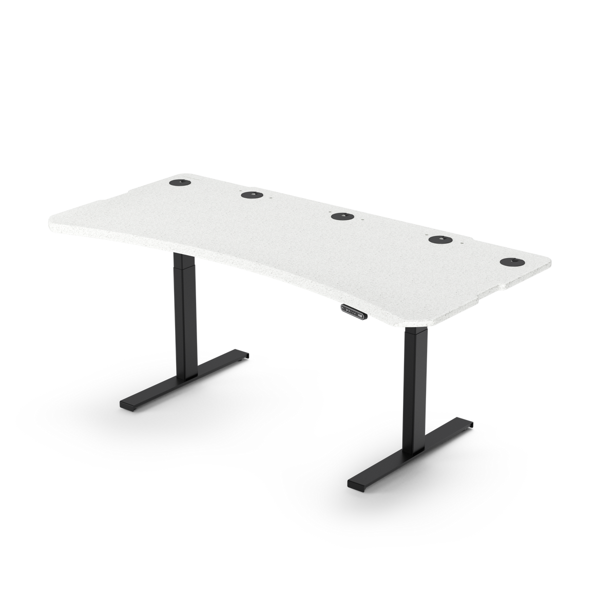 Level 2 Plus: Single Surface 2 Leg Sit-Stand Workstation