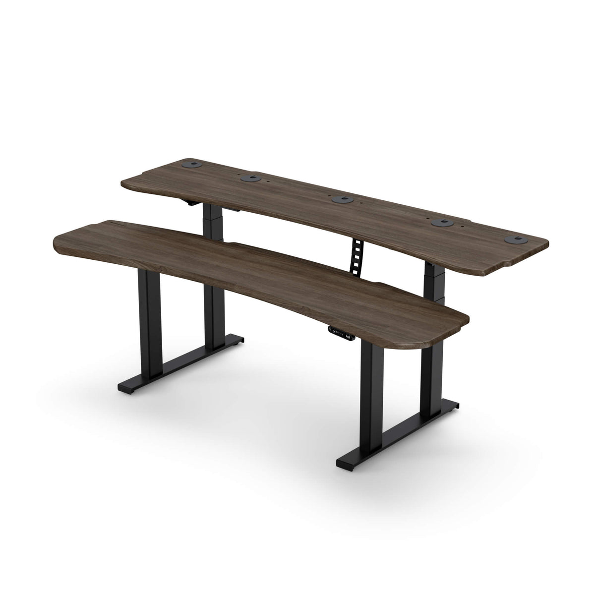 Level 3 Plus: Dual Surface 4 Leg Sit-Stand Workstation