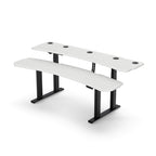 Level 3 Plus: Dual Surface 4 Leg Sit-Stand Workstation