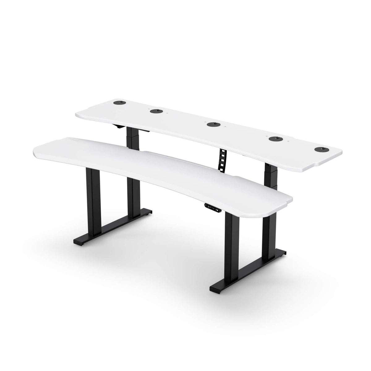 Level 3 Plus: Dual Surface 4 Leg Sit-Stand Workstation