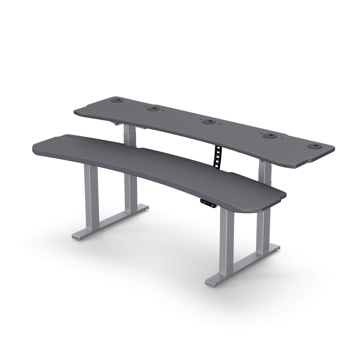 Level 3 Plus: Dual Surface 4 Leg Sit-Stand Workstation