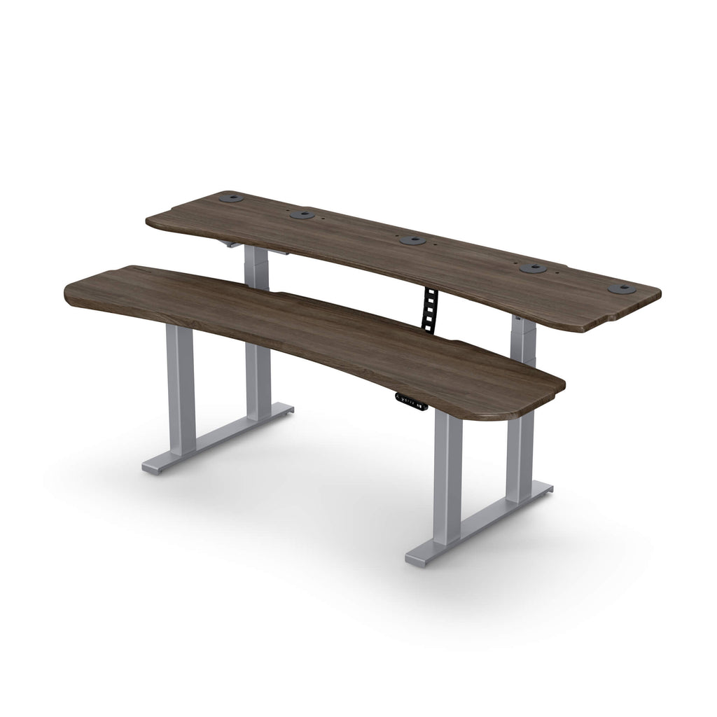 Level 3 Plus: Dual Surface 4 Leg Sit-Stand Workstation