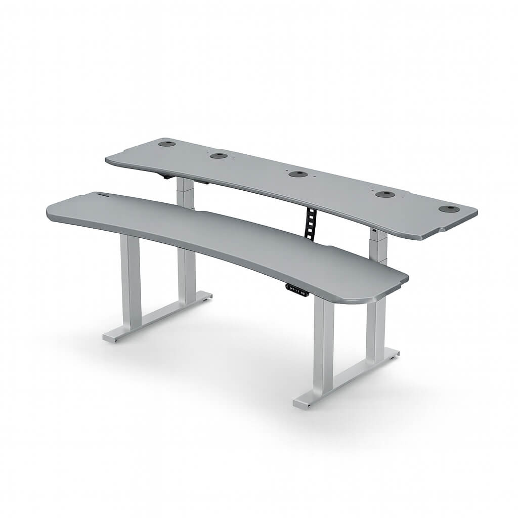 Level 3 Plus: Dual Surface 4 Leg Sit-Stand Workstation