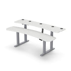 Level 3 Plus: Dual Surface 4 Leg Sit-Stand Workstation