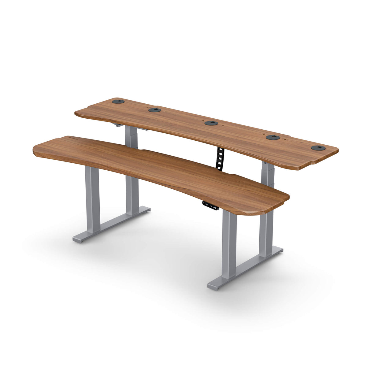 Level 3 Plus: Dual Surface 4 Leg Sit-Stand Workstation