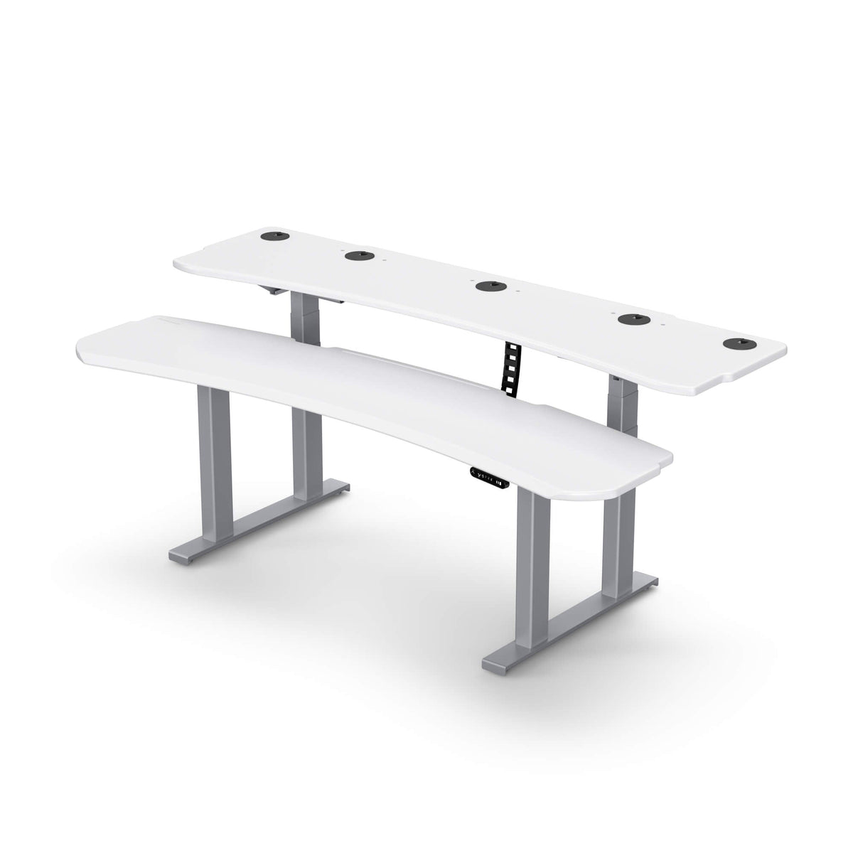Level 3 Plus: Dual Surface 4 Leg Sit-Stand Workstation