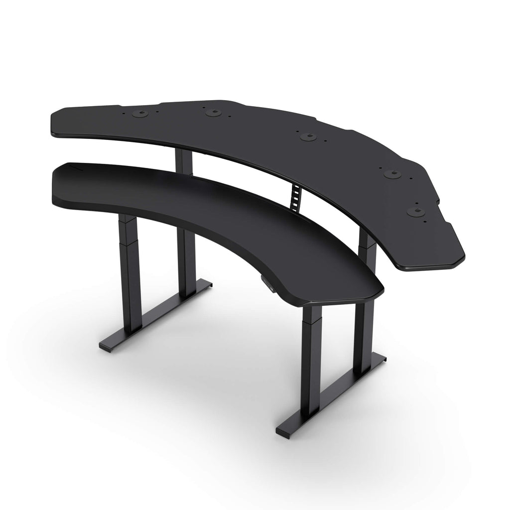 ProPlus - Dual Surface 4 Leg Sit-Stand Corner Workstation: 88x47