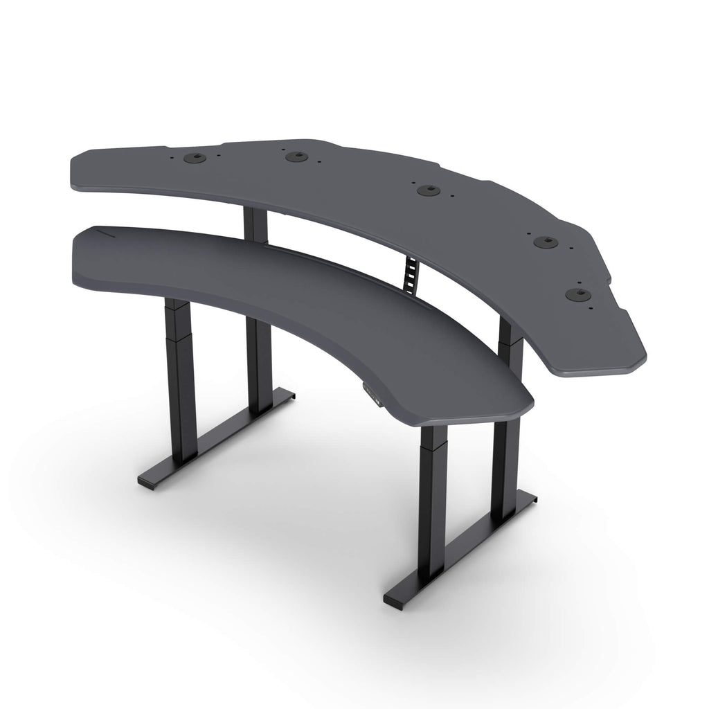 ProPlus - Dual Surface 4 Leg Sit-Stand Corner Workstation: 88x47
