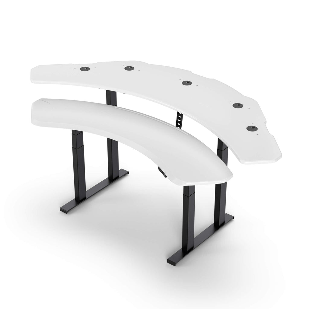 ProPlus - Dual Surface 4 Leg Sit-Stand Corner Workstation: 88x47