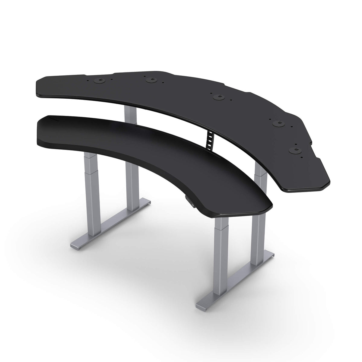 ProPlus - Dual Surface 4 Leg Sit-Stand Corner Workstation: 88x47
