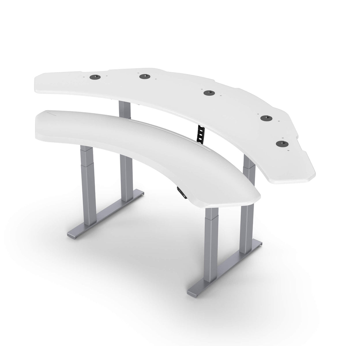 ProPlus - Dual Surface 4 Leg Sit-Stand Corner Workstation: 88x47